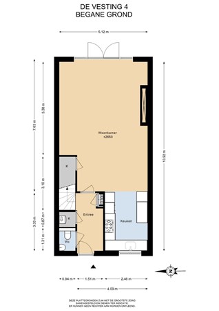 Floorplan - De Vesting 4, 4194 AR Meteren